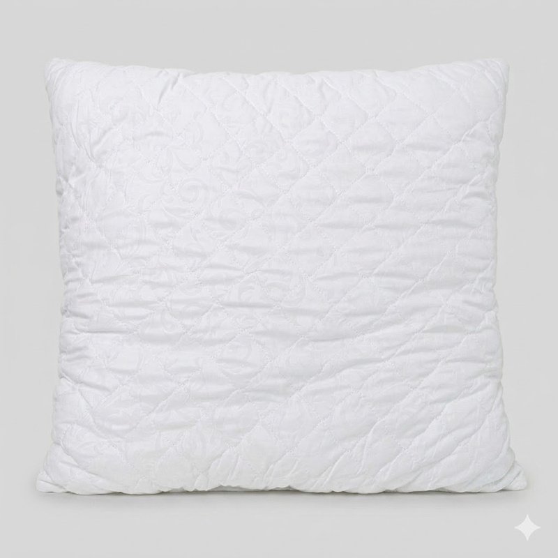 Подушка з Холлофайбера 70x70 см мікрофібра - GM Textile (Білий)